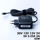 Fonte P/notebook Compatível,20v 12v 15v 5v-2a 2.25a 3a-45w