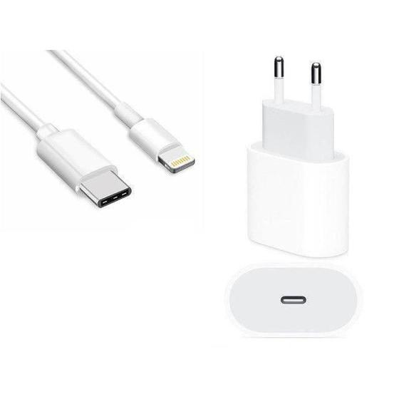 Carregador Compativel Iphone/ipad Usb-c De 20w X Xr Xs 11 12 13 14 15 Pro Max