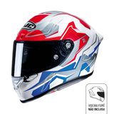 Capacete Hjc Rpha 1 Moto Gp Red Bull Monster Joker Carbono  - 59 - Branco, Vermelho E Cinza