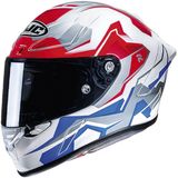 Capacete Hjc Rpha 1 Moto Gp Red Bull Monster Joker Carbono  - 58 - Branco, Vermelho E Cinza