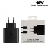 Carregador Turbo Compativel Samsung 45w Ta845 Carga Ultra Rápida Tipo-c Galaxy