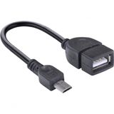 Adaptador Usb Fêmea Para Micro Usb Com Função Otg Ufmu-otg