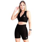 Conjunto Fitness Top E Bermuda Pra Academia. Ginástica E Caminhada