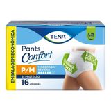 Fralda Descartável Geriátrica/adulto Tena Pants Confort Tamanho P/m 4 Pacotes Com 16 Tiras