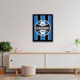 Quadro Decorativo Escudo Grêmio 34x23cm