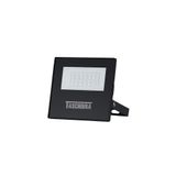 Refletor Taschibra Tr Led Slim 30w Preto Bivolt 3000k Luz Amarela