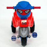 Triciclo De Passeio Spider Baby City Com Pedal Guia E Buzina
