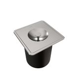 Lixeira De Embutir Em Aço Inox Escovado C/balde Plástico 6l