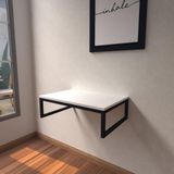 Aparador Industrial Branco Off White Moderno Cantinho Café Escritorio Simples Sala Estar Quarto