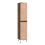 Paneleiro Simples 40cm 2 Portas Nogueira C/cumaru