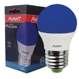 Lampada Bulbo Led 4w Azul Biv - Avant