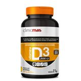 Vitamina D3 (colecalciferol) 30 Cápsulas 2000 Ui Clinicmais