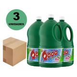 Caixa Fechada Com 3 Unidades De Água Sanitaria Qboa 5 Litros