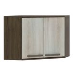 Armário Aéreo Canto Diagonal 74cm X 74cm 2 Portas