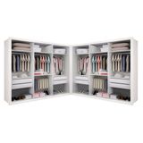 Closet Casal Sem Portas 8 Gavetas Paris Duo Premium Minastex