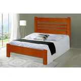 Cama Super King Size Prime De Madeira Maciça Angelim Pedra/tauari - Cor Mel