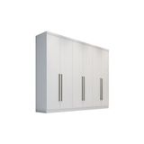 Guarda Roupa Casal 6 Portas E 8 Gavetas Dello/trento Branco Novo Horizonte