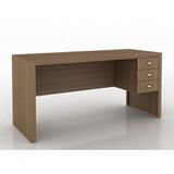 Mesa Para Escritório Home Office Me4113 Mdp Amendoa