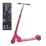 Patinete Infantil Princesa Com 3 Rodas Que Acendem Com O Movimento
