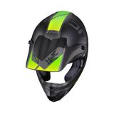 Capacete Hjc Off Csmxii Creed Cinza E Verde 58 [f016]