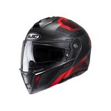 Capacete Hjc I90 Lark Vermelho E Preto 58 [f016]