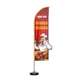 Wind Banner 3d Kit Completo Aqui Tem Frango Assado Dupla