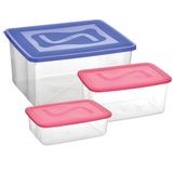 Caixas Organizadoras Topa Tudo 31l, 20l, 14l