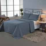 Kit Colcha Cobre Leito Matelado Casal King Size 3 Peças Copacabana 300 Fios
