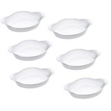 Conjunto De Assadeiras Marinex Opaline Oval Média 1 Litro - 6 Peças