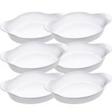 Conjunto De Assadeiras Marinex Opaline Oval Grande 1,4 Litros - 6 Peças