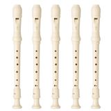 Kit 5 Flautas Doce Soprano Germânica Em C Yrs-23 Yamaha