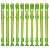 Kit 10 Flautas Doce Soprano Barroca Em C Yrs-20b Verde Yamaha