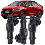 Kit 3 Bicos Injetores Onix 1.0 Flex 3cc Turbo De 2020 À 2025