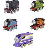 Pacote De Motores Thomas &amp; Friends Fisher-price Adventures, Conjunto De 5 Trens De Brinquedo Push-along Para Crianças Em Idade Pré-escolar D