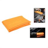 Toalha Microfibra Extramacia Seca Automotiva 60x40cm Laranja