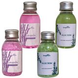 Kit Sais E Espumas Banheira Hidro Spa Ofuro Alecrim Lavanda