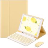Capa Com Teclado E Mouse Para Ipad 9/8/7 10.2 - Amarelo