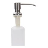 Dispenser Dosador Detergente Sabonete Embutir Aço Inox 500ml