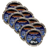 10 Disco Segmentado Diamantado Para Makita Serra Marmore