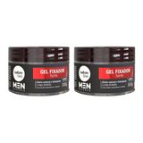 Gel Fixador Salon Line Men Forte 300g - Kit Com 2un