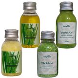 Kit 2 Sais E 2 Espumas Banheira Capim Limão + Verbena 60ml