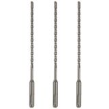 Kit 3 Brocas Sds Plus 8mm X 210mm Metal Duro Widea Martelete