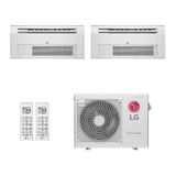 Ar-condicionado Multi Split Inverter Lg 24.000 (2x Evap Cassete 1 Via 18.000) Quente/frio 220v