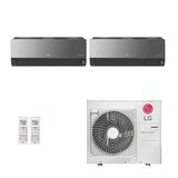 Ar-condicionado Multi Split Inverter Lg 36.000 (1x Evap Hw Artcool 18.000 + 1x Evap Hw Artcool 24.000) Quente/frio 220v