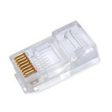 Bolsa De Conectores Rj45 Cat6 X10 Para Rede Lan Com Fiação Ethernet