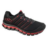 Tênis Olympikus Dynamic - Masculino - 43 - Preto/vermelho