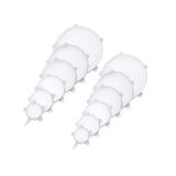Tampa De Silicone Kit Com 12 Unidades