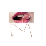 Raspador De Limpeza De Língua Vermelho Cobre Para Boca