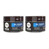 Gel Fixador Salon Line Men Extraforte 300g - Kit Com 2un