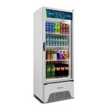 Refrigerador Vitrine Metalfrio 572 Litros Vb52ah Optima Frost Free, Porta De Vidro, Branco